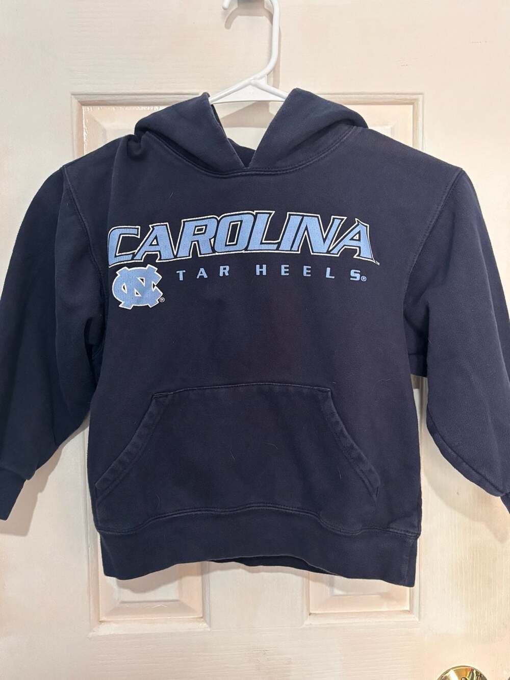 Soffe Kids Carolina Tar Heels Hoodie Navy Blue Size Small